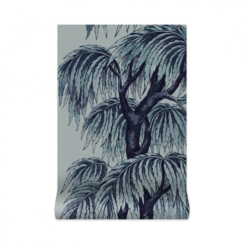 1-WA-BAB-DI-CEB-XXX - Babylon Wallpaper - Celestial Blue - House of Hackney