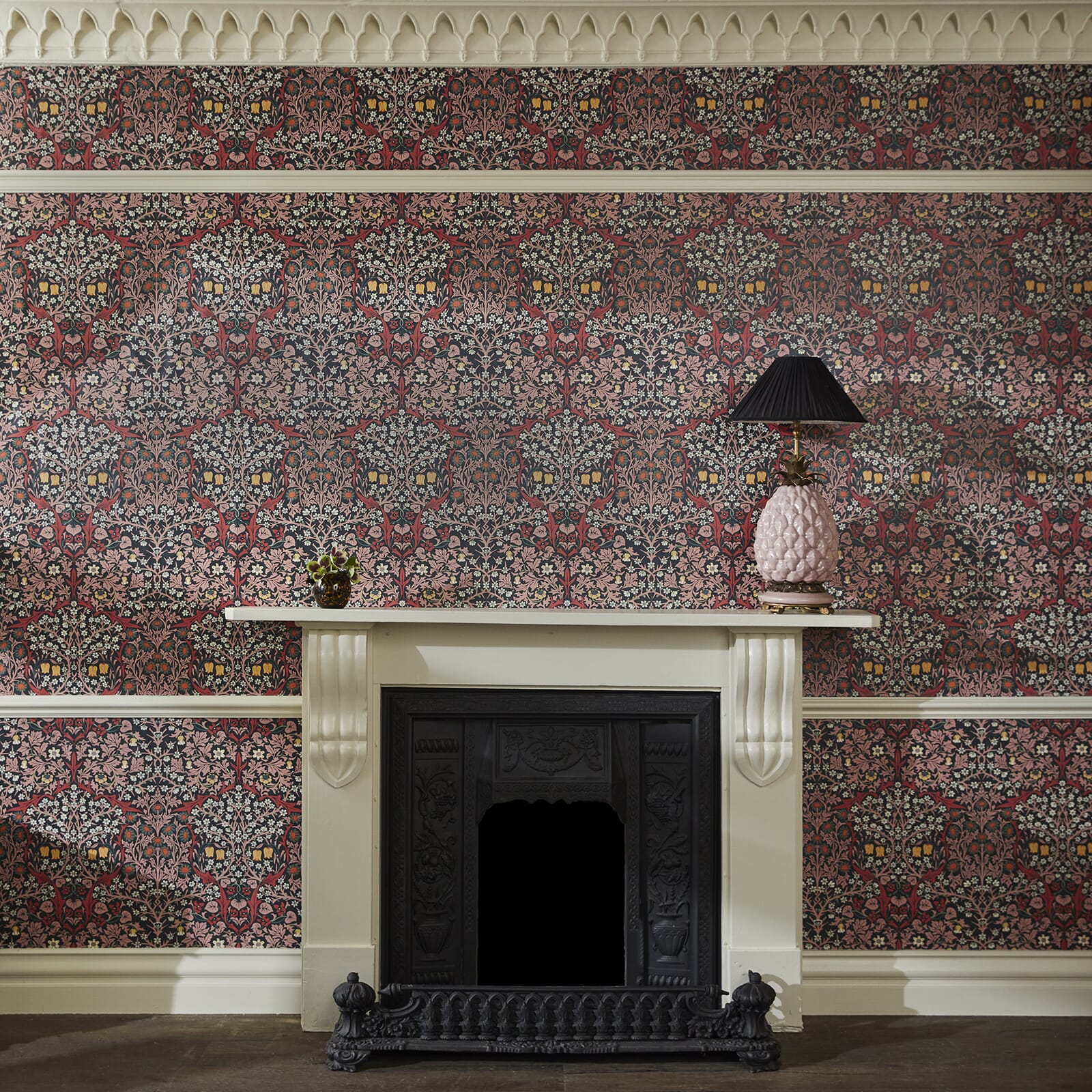 1-WA-BLA-DI-TOU-XXX - Blackthorn Wallpaper - Tourmaline - House of Hackney