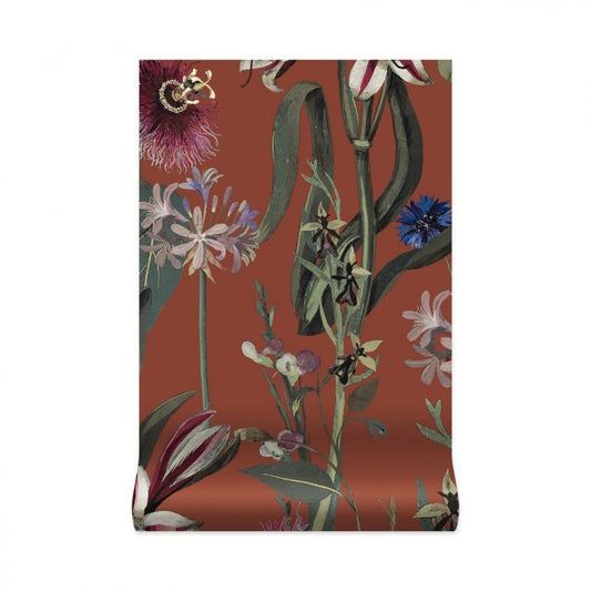 1-WA-DEL-DI-CLA-XXX - Flora Delanica Wallpaper - Clay - House of Hackney
