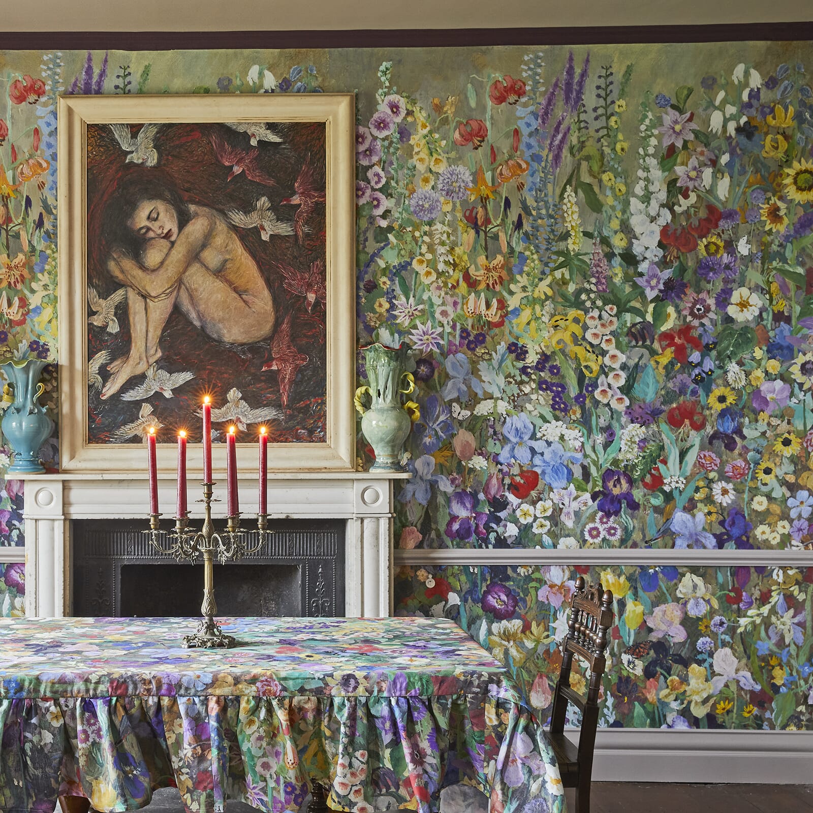 1-WA-FLB-DI-ZEI-XXX - Floribunda Magna Wallpaper - Zenith - House of Hackney