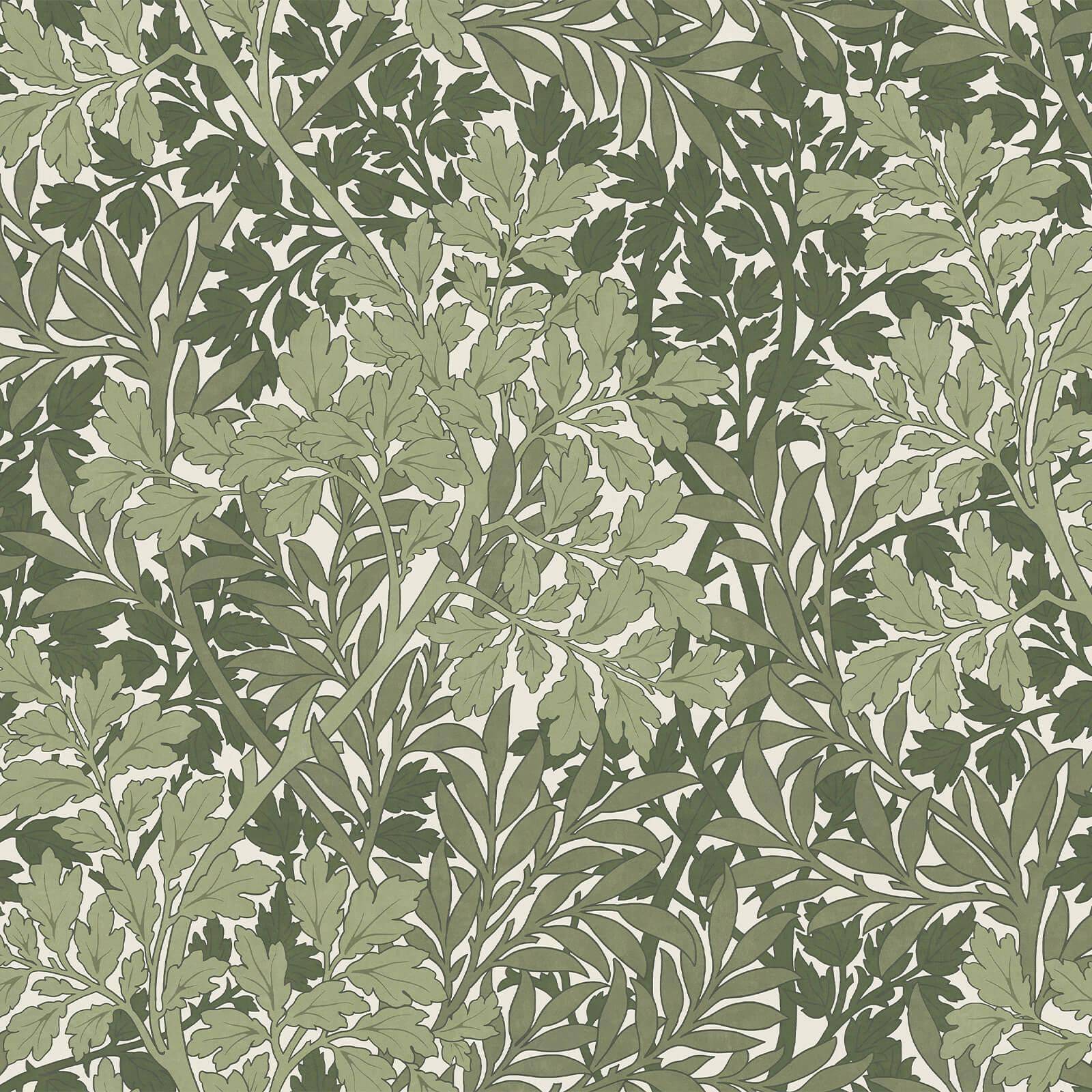 1-WA-FLG-DI-APP-XXX - Foliage Magna Wallpaper - Apple - House of Hackney