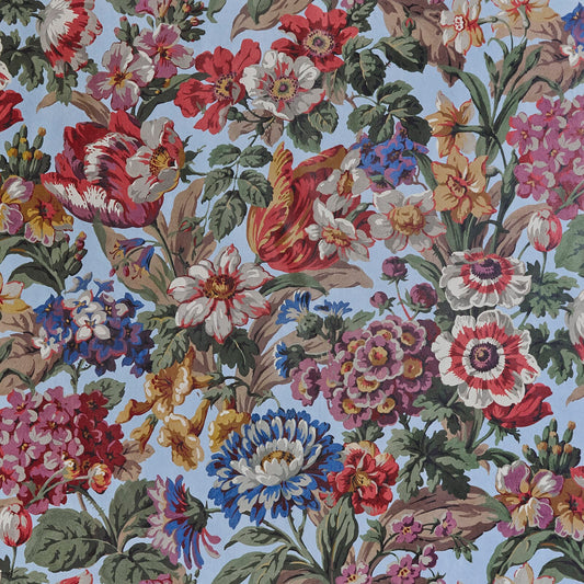 1-WA-FLS-DI-AZU-XXX - Florescence Wallpaper - Azure - House of Hackney