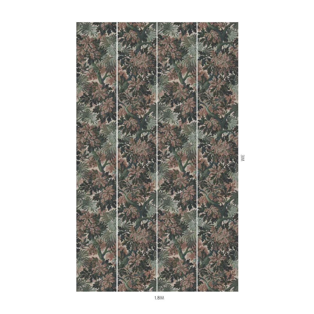 1-WA-FOM-DI-TOU-XXX - Foris Magna Wallpaper - Tourmaline - House of Hackney