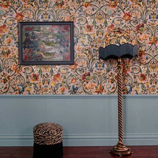 1-WA-GAI-DI-BLS-XXX - Gaia Wallpaper - Blush - House of Hackney