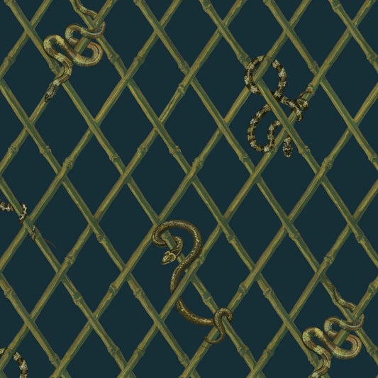 1-WA-KHA-DI-MID-XXX - Khasia Wallpaper - Midnight - House of Hackney