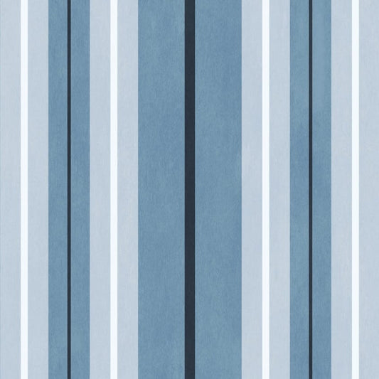 1-WA-LAS-DI-SKY-XXX - Lauriston Stripe Wallpaper - Sky - House of Hackney