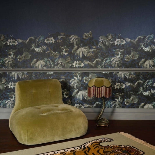 1-WA-LIM-DI-INK-PBL - Limerence Wallpaper - Ink - House of Hackney