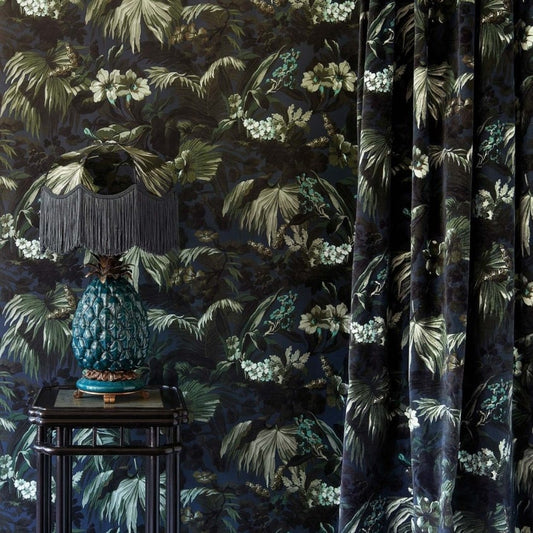 1-WA-LIM-DI-INK-XXX - Limerence Wallpaper - Ink - House of Hackney