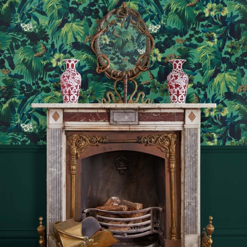 1-WA-LIM-DI-MAL-XXX - Limerence Wallpaper - Malachite - House of Hackney
