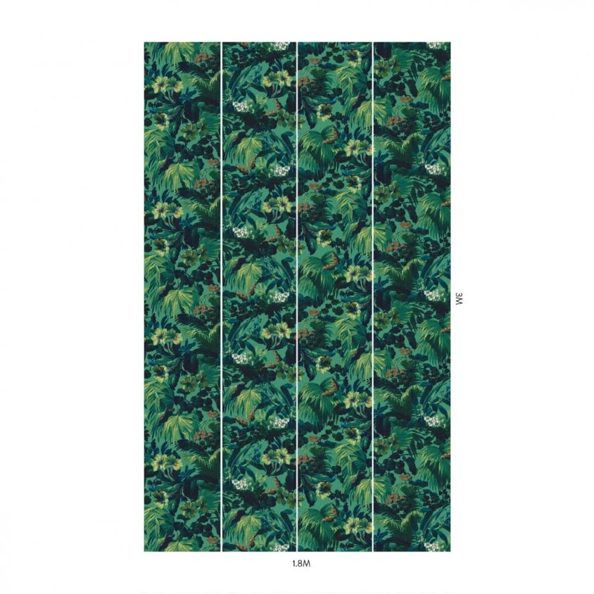 1-WA-LIM-DI-MAL-XXX - Limerence Wallpaper - Malachite - House of Hackney