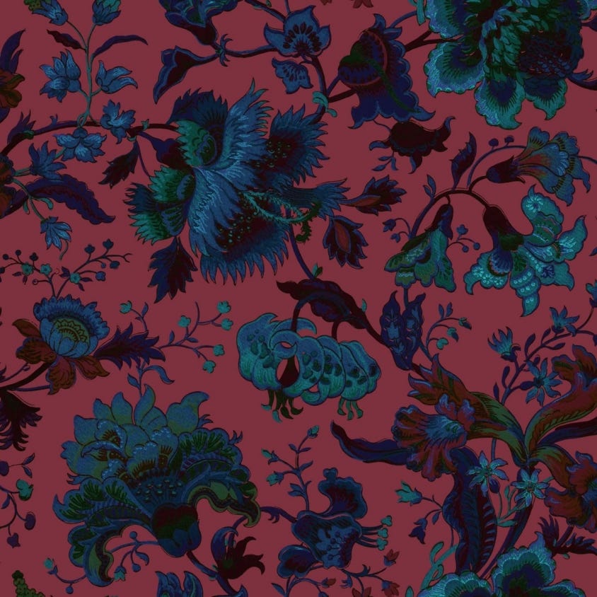 1-WA-MAJ-DI-VIP-XXX - Majorelle Wallpaper - Viola-Pink - House of Hackney
