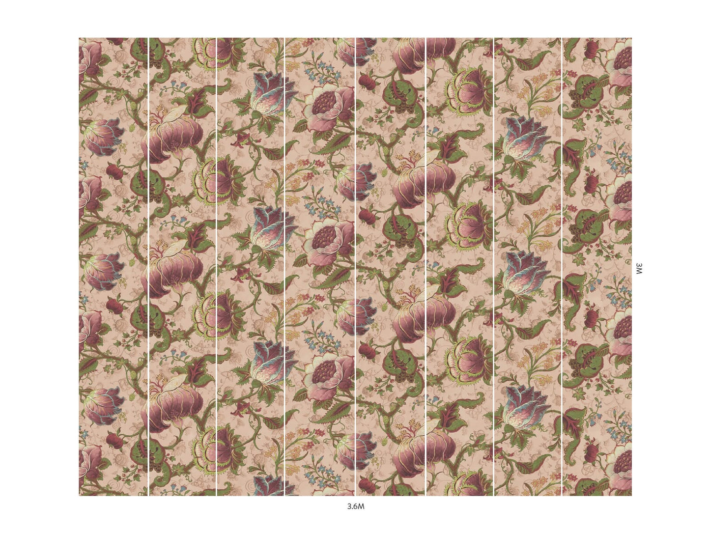 1-WA-MEL-DI-TOU-XXX - Meliora Wallpaper - Tourmaline - House of Hackney