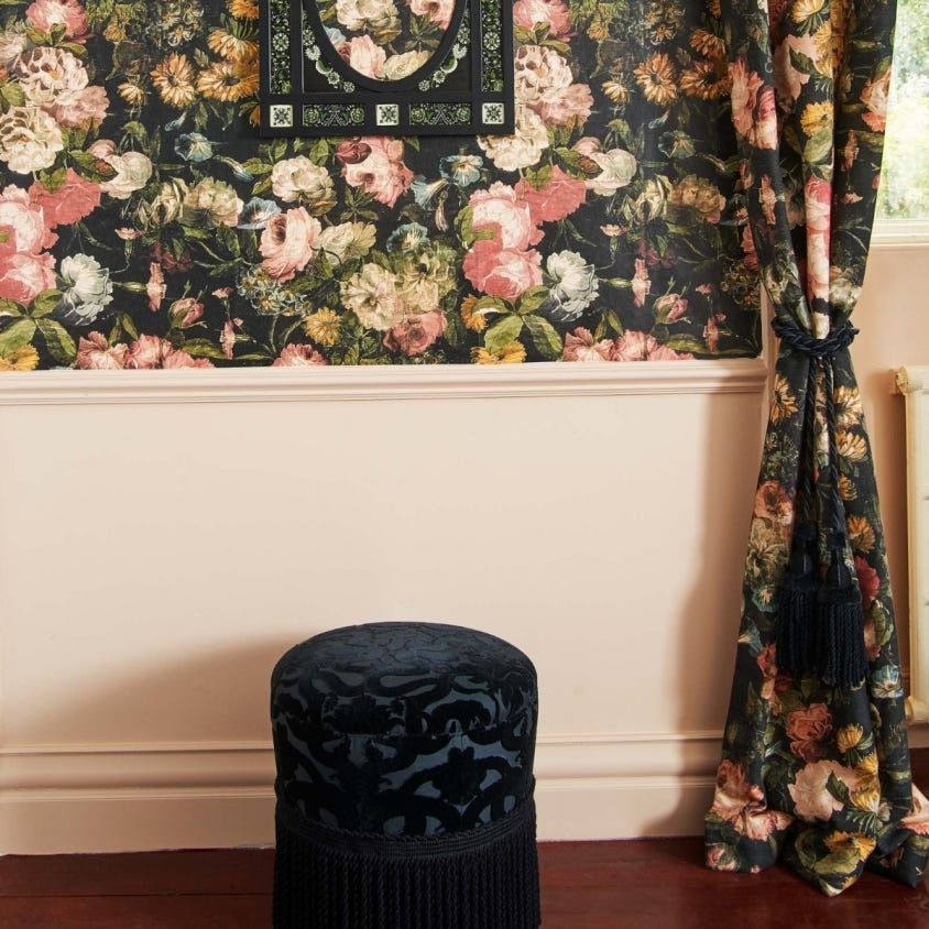 1-WA-MGD-DI-MUL-XXX - Midnight Garden Wallpaper - Multi - House of Hackney