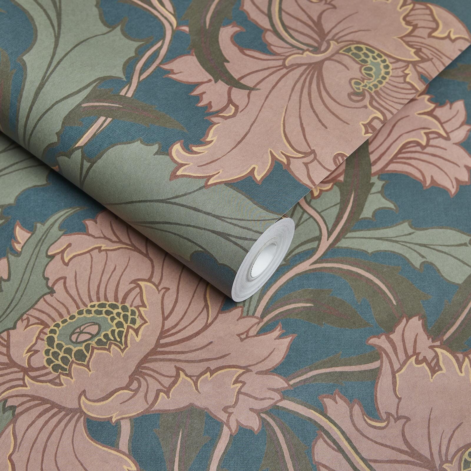 1-WA-MIN-DI-APA-XXX - Minerva Wallpaper - Apatite - House of Hackney
