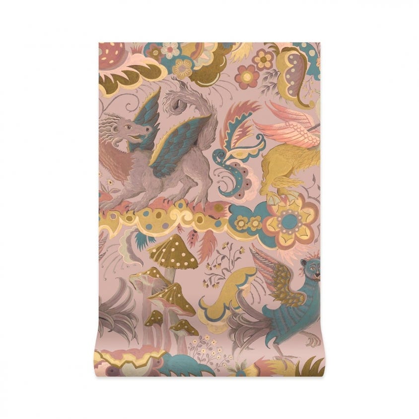 1-WA-PHA-DI-TOU-XXX - Phantasia Wallpaper - Tourmaline - House of Hackney