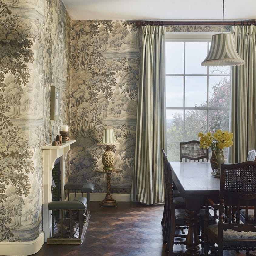 1-WA-PLA-DI-FOR-XXX - Plantasia Wallpaper - Sage - House of Hackney