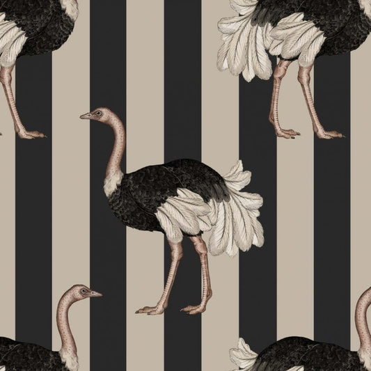 1-WA-PRI-DI-BLS-XXX - Pride Wallpaper - Clay & Off-Black - House of Hackney