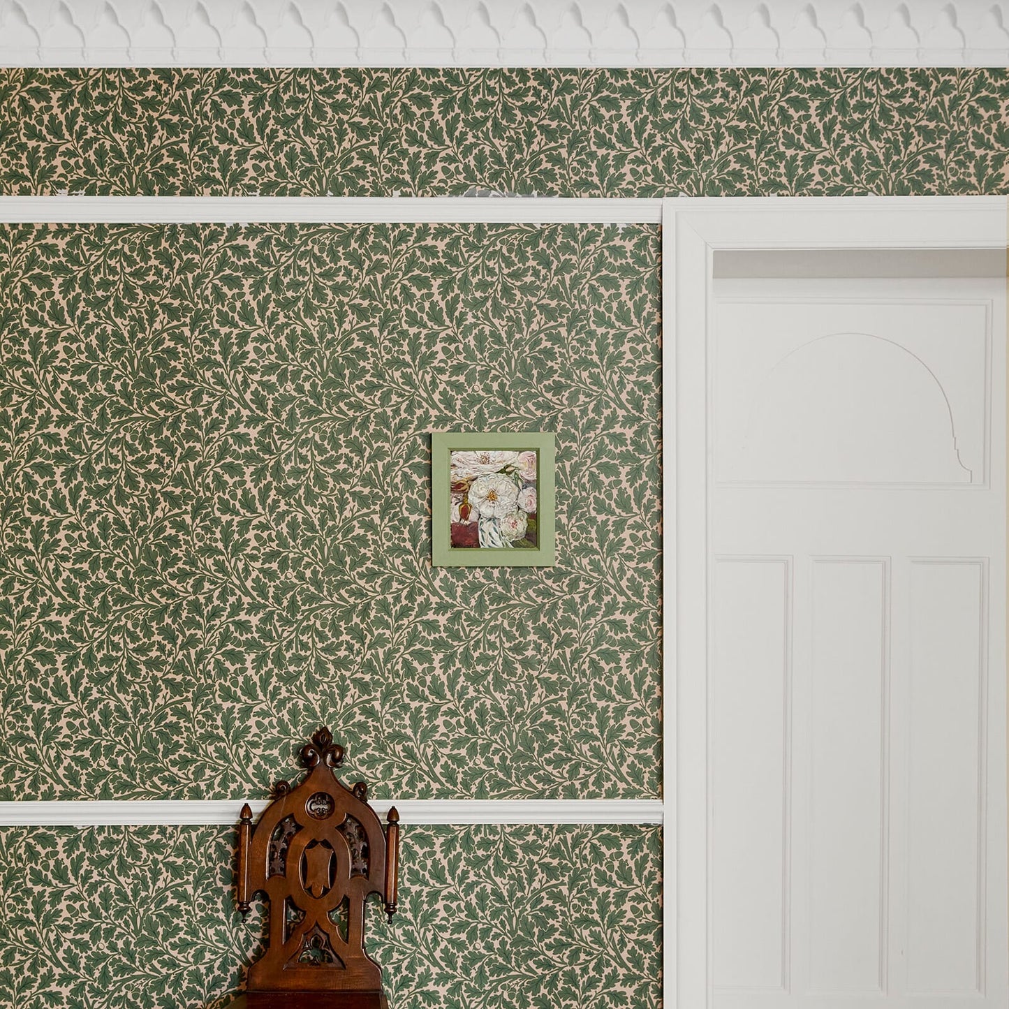 1-WA-QUE-DI-OAK-XXX - Quercus Wallpaper - Tourmaline - House of Hackney