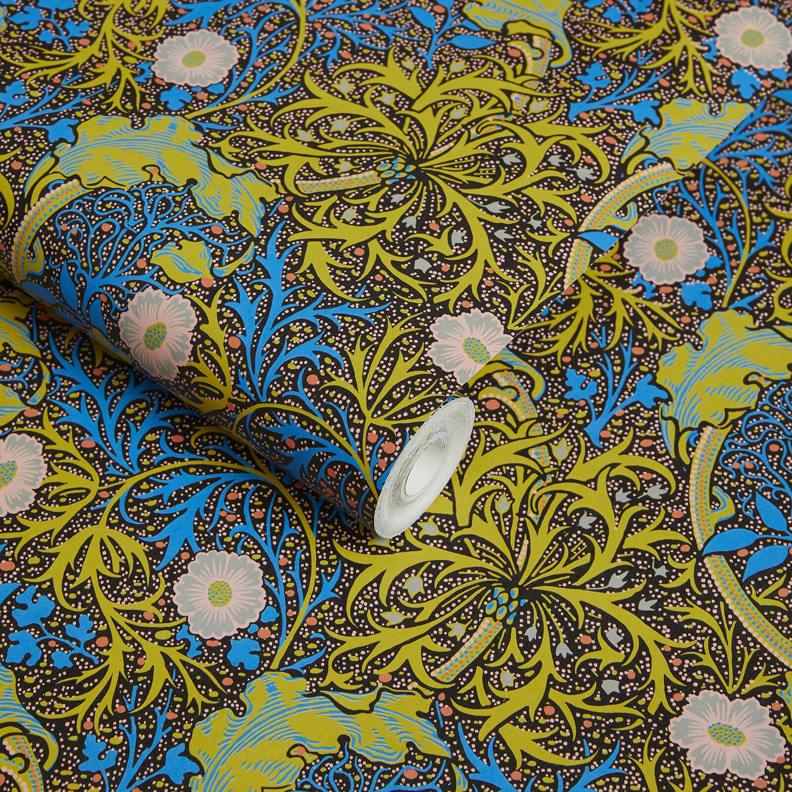 1-WA-SEA-DI-LIM-XXX - Seaweed Wallpaper - Lime - House of Hackney