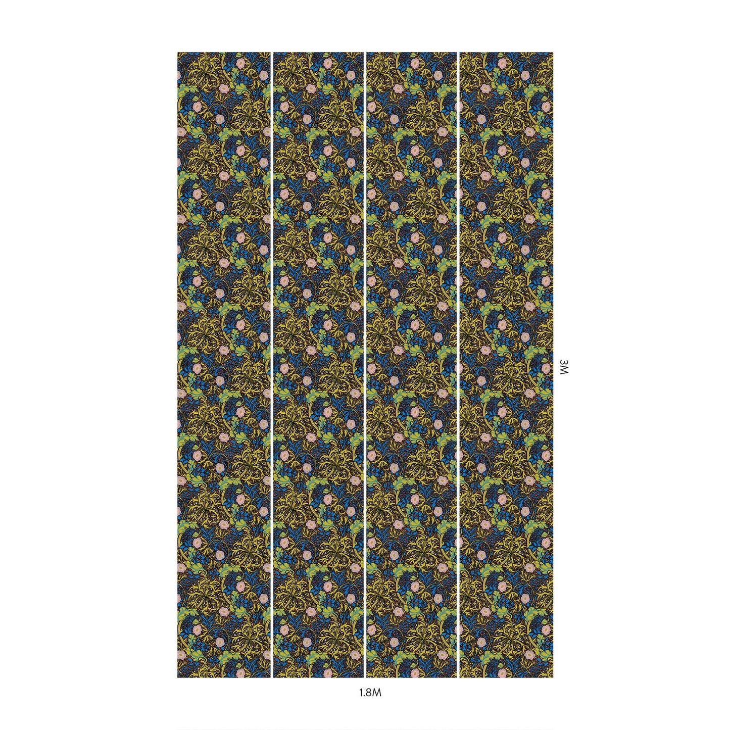 1-WA-SEA-DI-LIM-XXX - Seaweed Wallpaper - Lime - House of Hackney