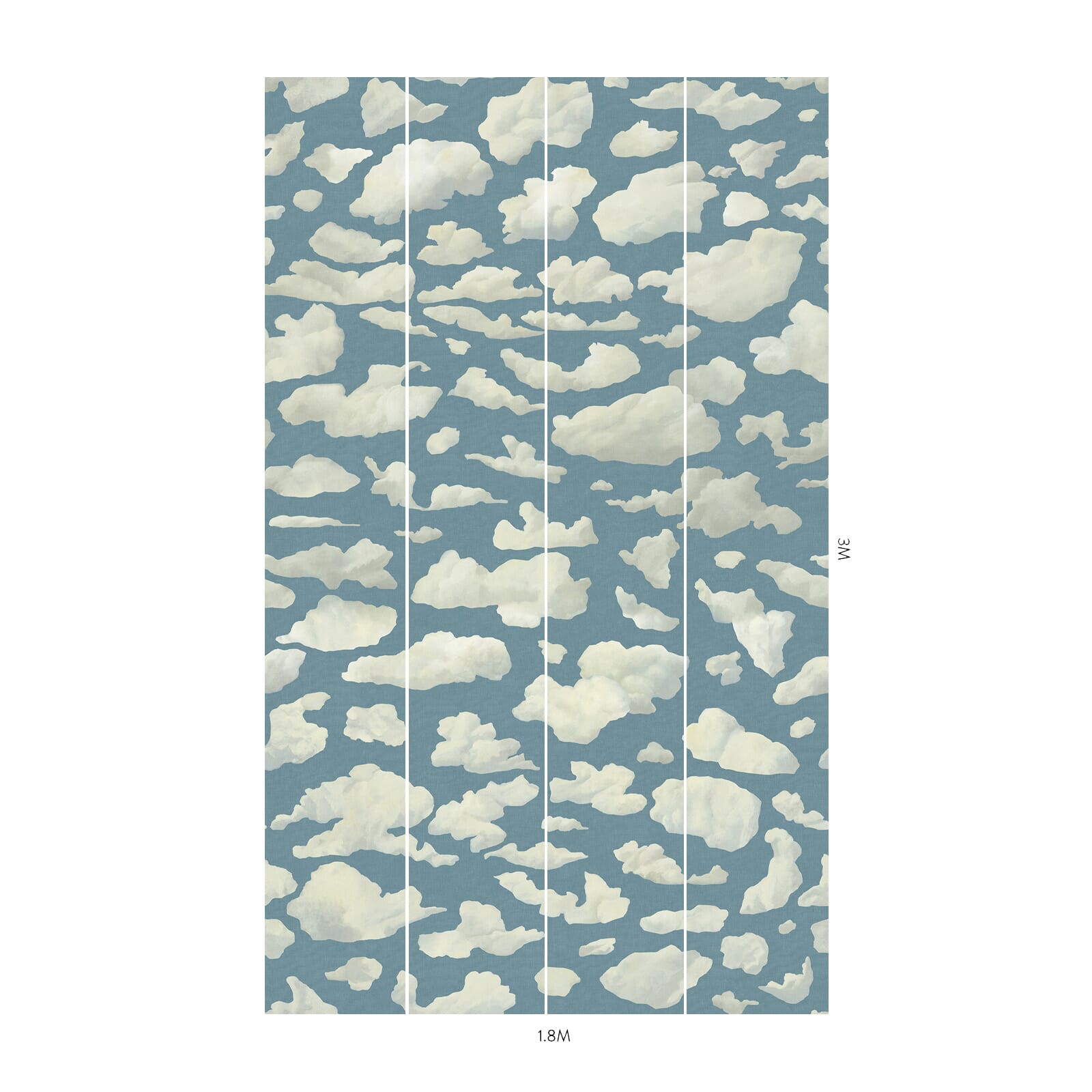1-WA-STA-DI-SKY-XXX - Stratus Wallpaper - Sky - House of Hackney