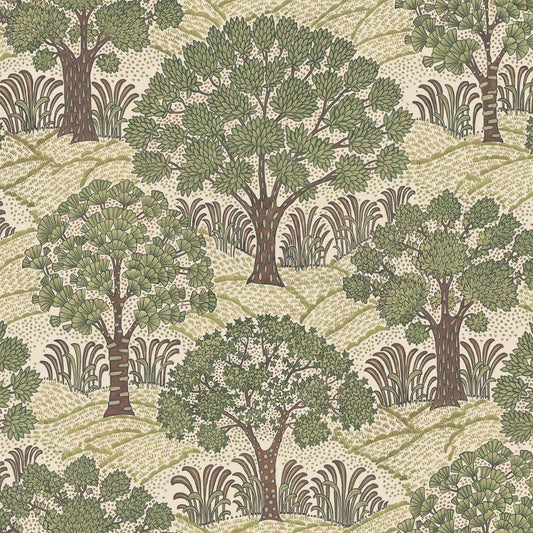 1-WA-TRP-DI-ECR-XXX - Trees Please Wallpaper - Ecru - House of Hackney