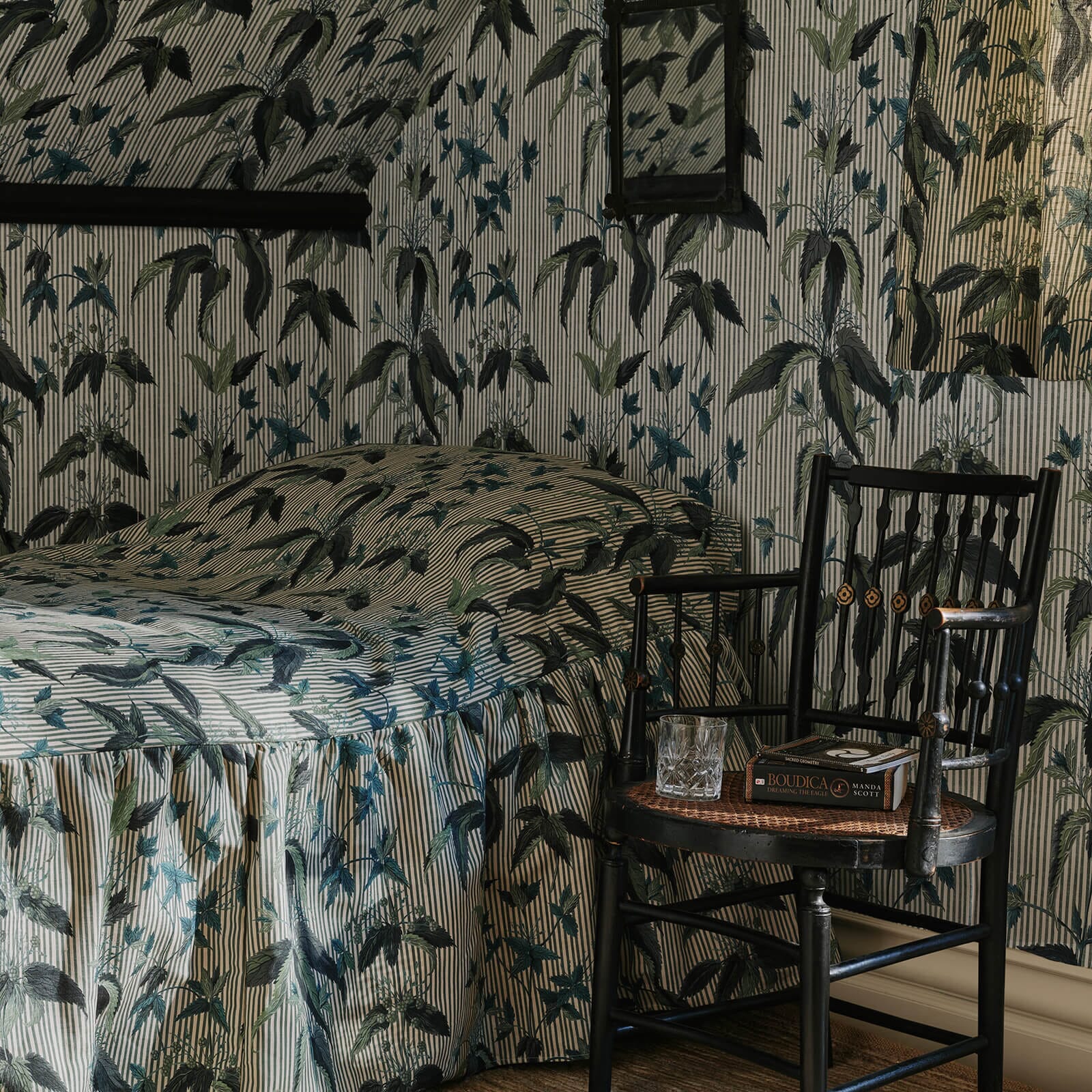1-WA-UTC-DI-MYS-XXX - Urtica Wallpaper - Myrtle - House of Hackney
