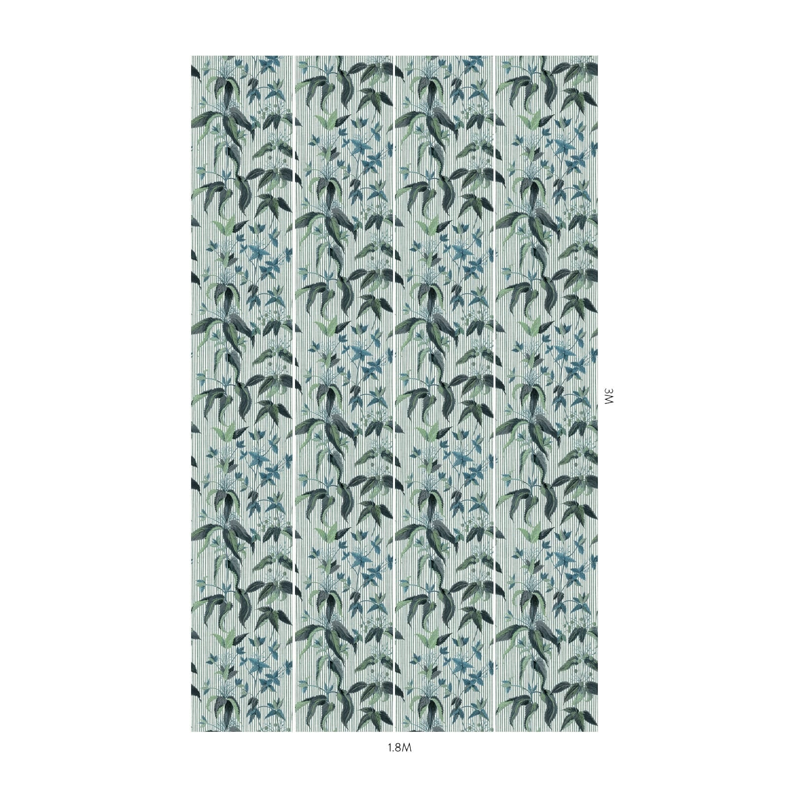 1-WA-UTC-DI-MYS-XXX - Urtica Wallpaper - Myrtle - House of Hackney