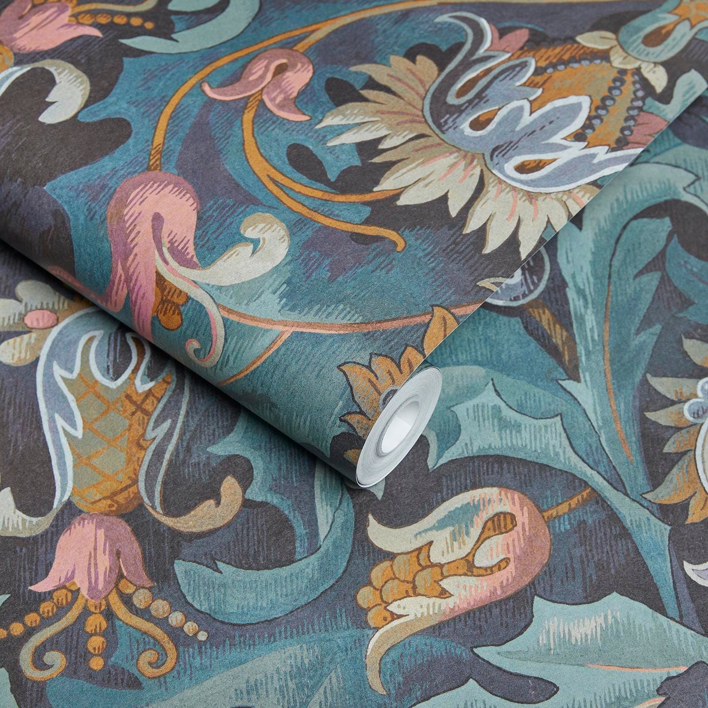 1-WA-VSP-DI-APA-XXX - Vespertine Wallpaper - Apatite - House of Hackney