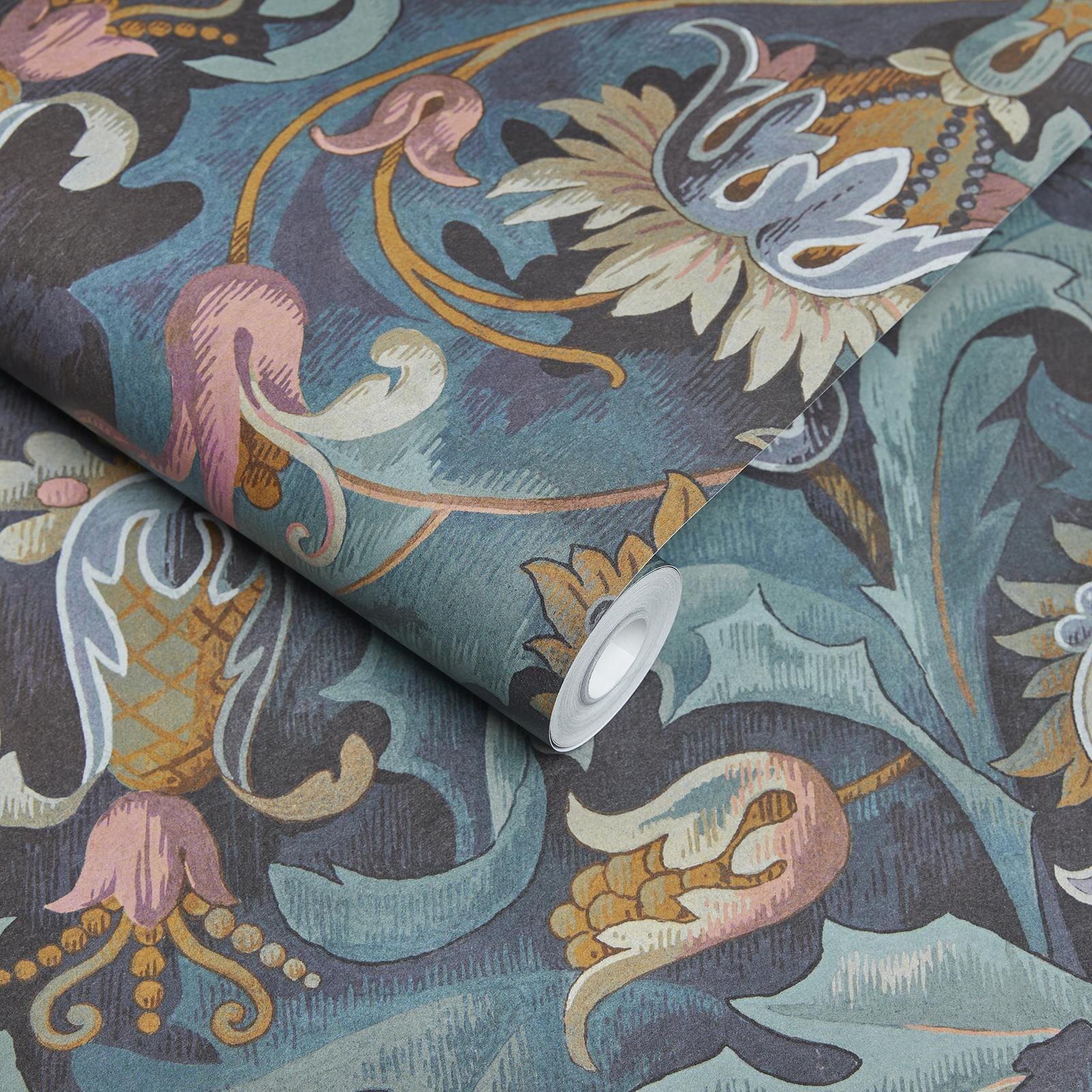 1-WA-VSP-DI-APA-XXX - Vespertine Wallpaper - Apatite - House of Hackney