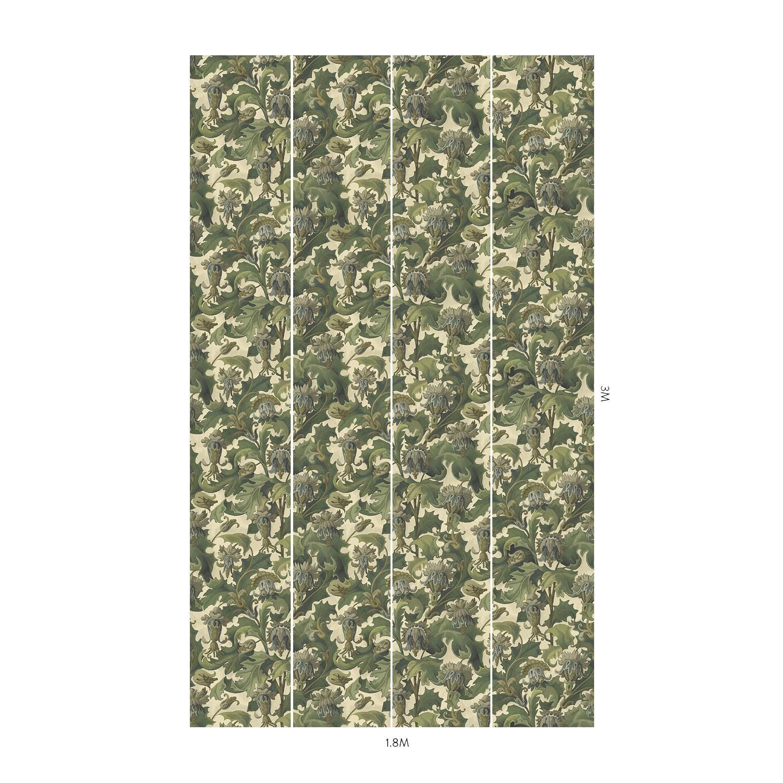 1-WA-VSP-DI-ECR-XXX - Vespertine Wallpaper - Ecru - House of Hackney