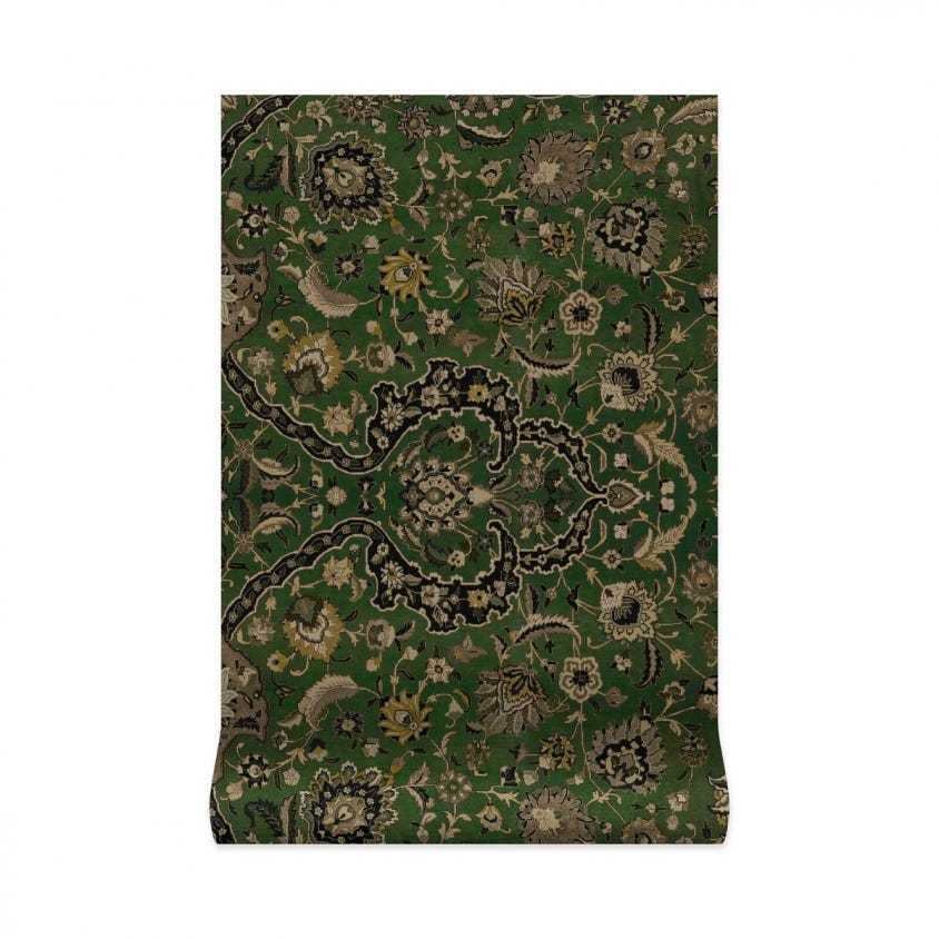 1-WA-ZAN-DI-JUN-XXX - Zanjan Wallpaper - Juniper-Green - House of Hackney