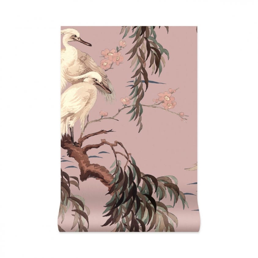 1-WA-ZEU-DI-BLS-XXX - Zeus Wallpaper - Blush - House of Hackney
