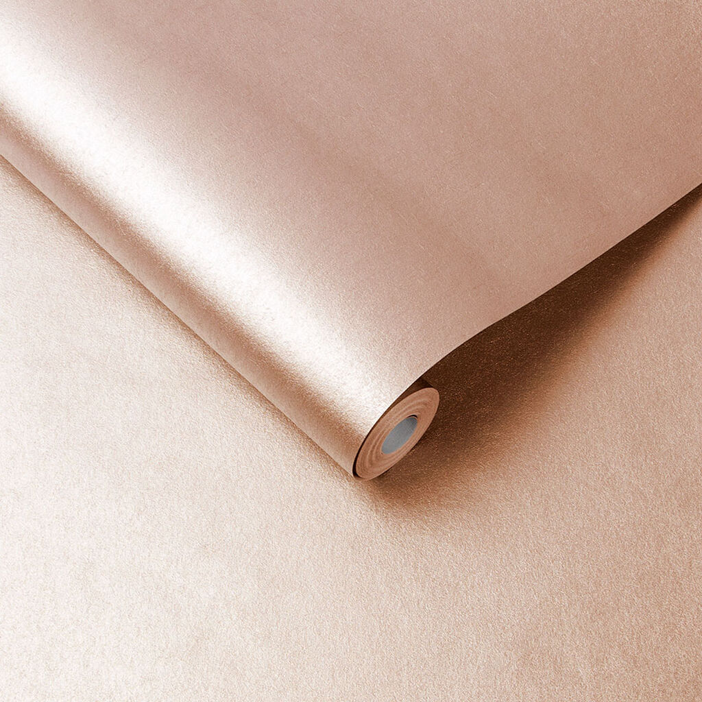 100536 - Tranquil Wallpaper - Rose Gold - Graham & Brown