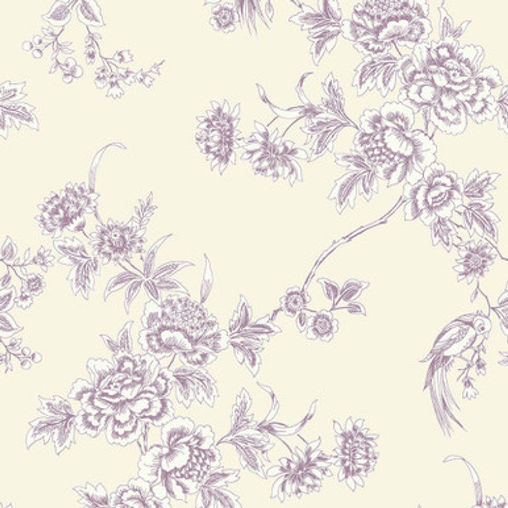103027 - Wildflower Wallpaper - Plum - Superfresco Easy