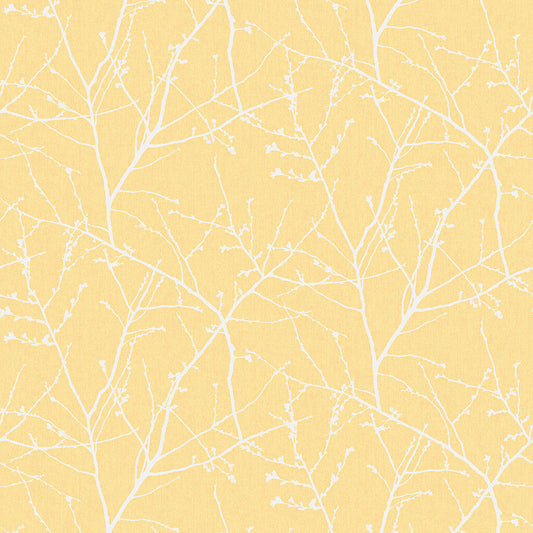 103175 - Innocence Wallpaper - Yellow - Superfresco Easy