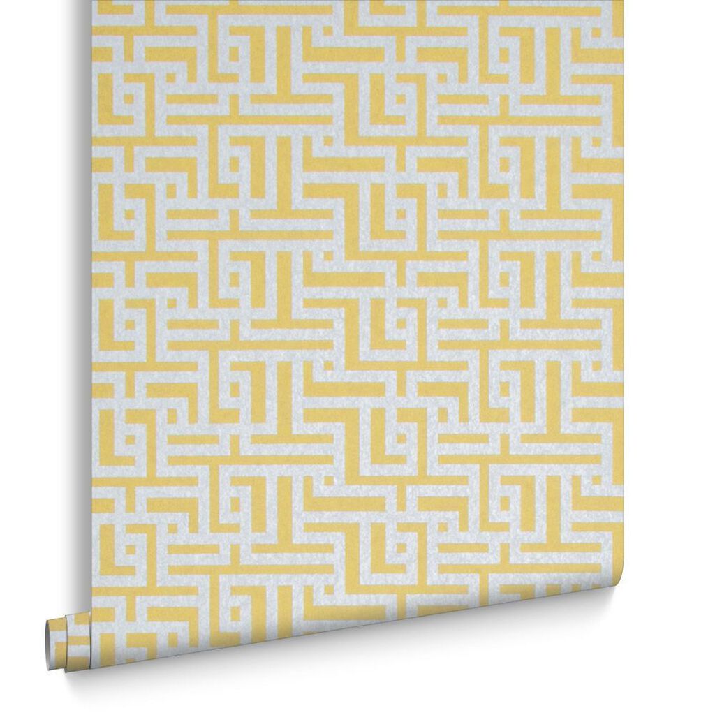 103515 - Zen Wallpaper - Saffron - Graham & Brown