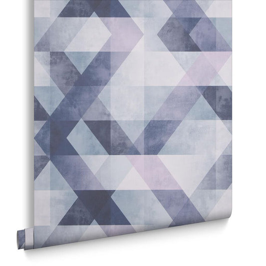 103661 - Dimension Wallpaper - Steel Blue - Graham & Brown