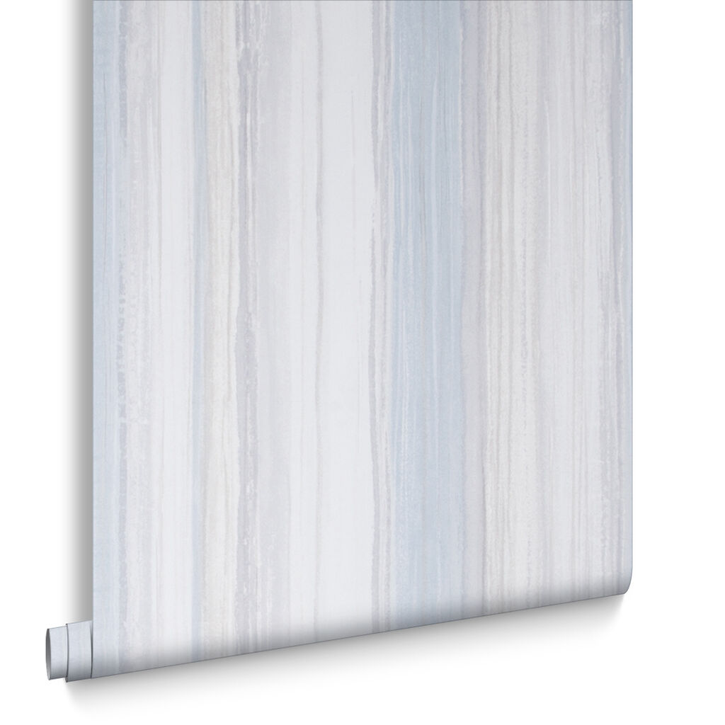 103811 - Chelsea Stripe Wallpaper - Sky - Graham & Brown