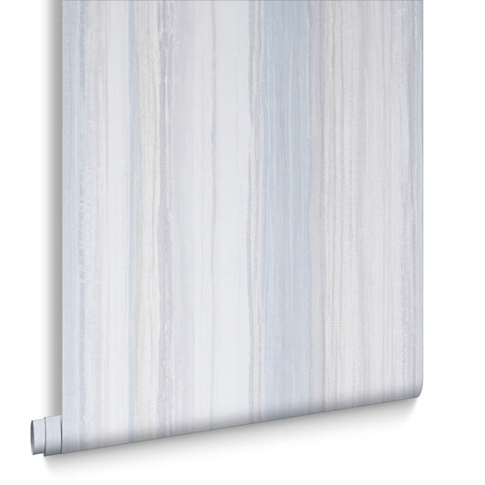 103811 - Chelsea Stripe Wallpaper - Sky - Graham & Brown