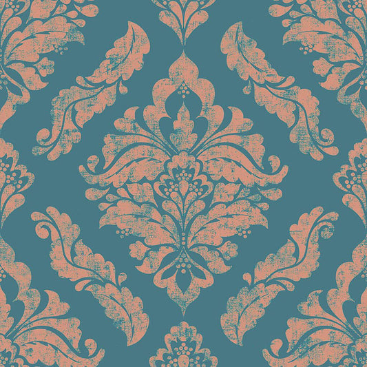 104154 - Damaris Wallpaper - Turqouise - Boutique Luxury