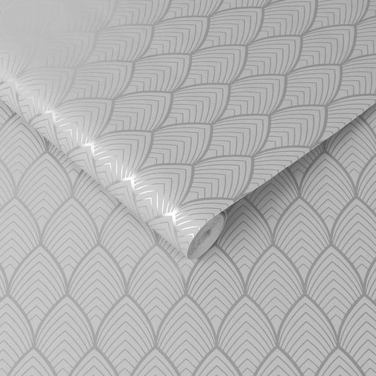 105211 - Bercy Wallpaper - Grey - Superfresco Easy