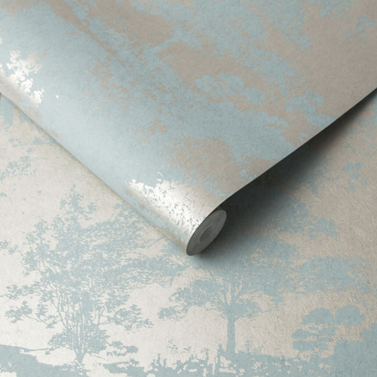 105228 - Meadow Wallpaper - Dusk - Graham & Brown