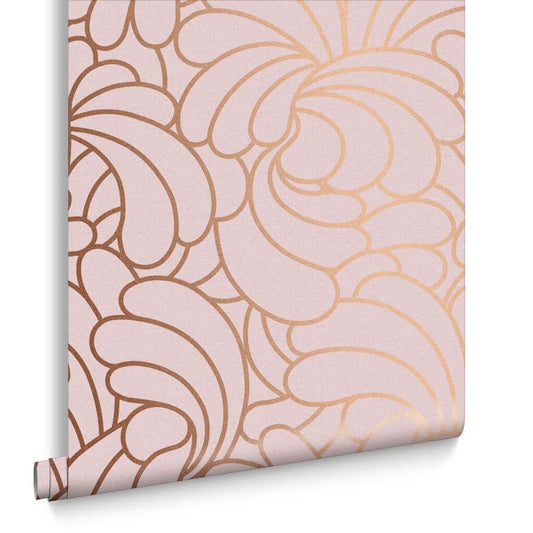 105281 - Bananas Wallpaper - Copper Blush - Graham & Brown