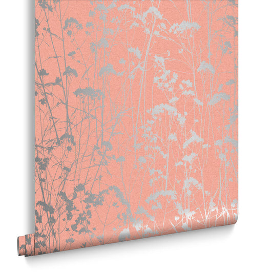105456 - Grace Wallpaper - Coral - Graham & Brown