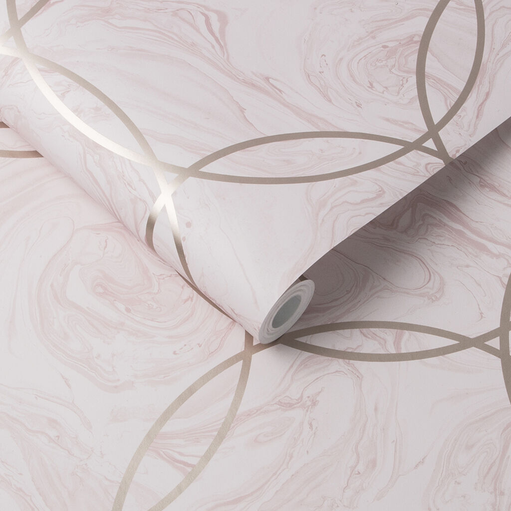 105756 - Aqueous Geo Wallpaper - Quartz - Graham & Brown