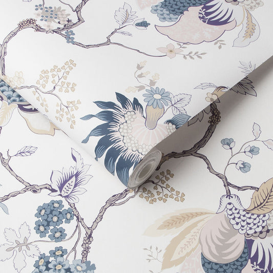 105763 - Bordado Wallpaper - Dusk - Graham & Brown
