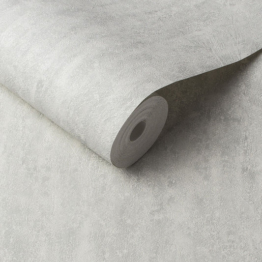 105856 - Orbit Wallpaper - White Grey - Graham & Brown