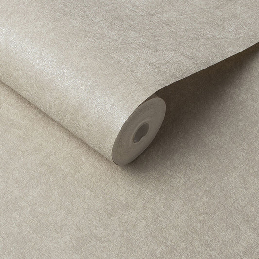 105864 - Steel Wallpaper - Oyster - Graham & Brown