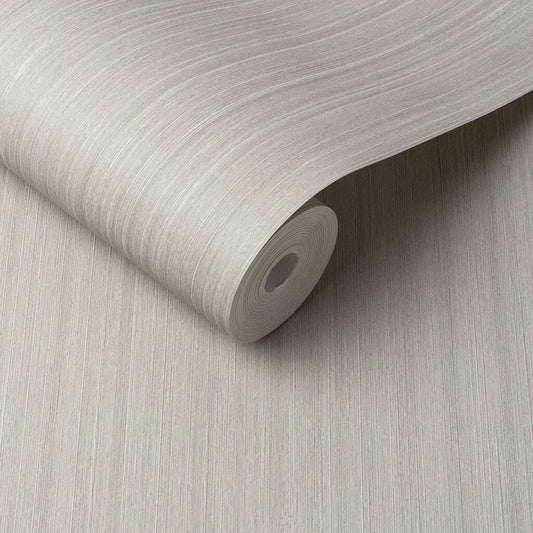 105866 - Silk Wallpaper - Oyster - Graham & Brown